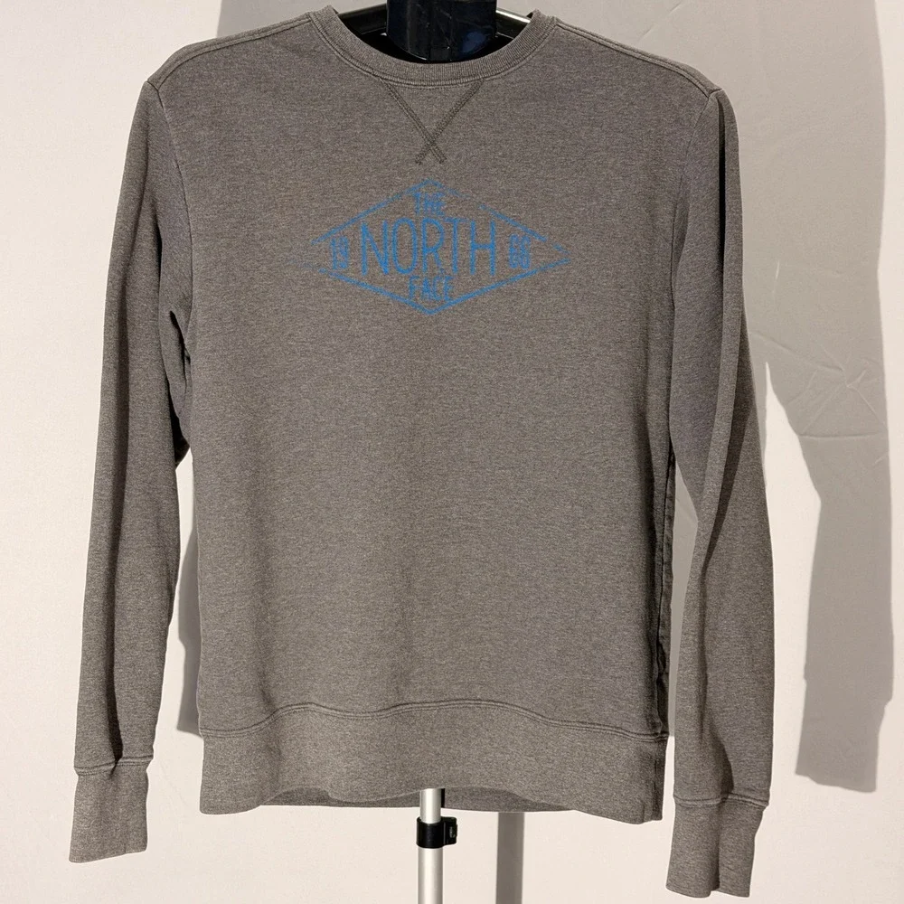 The North Face 1966 Gray Crewneck Sweatshirt Mens S/P‎